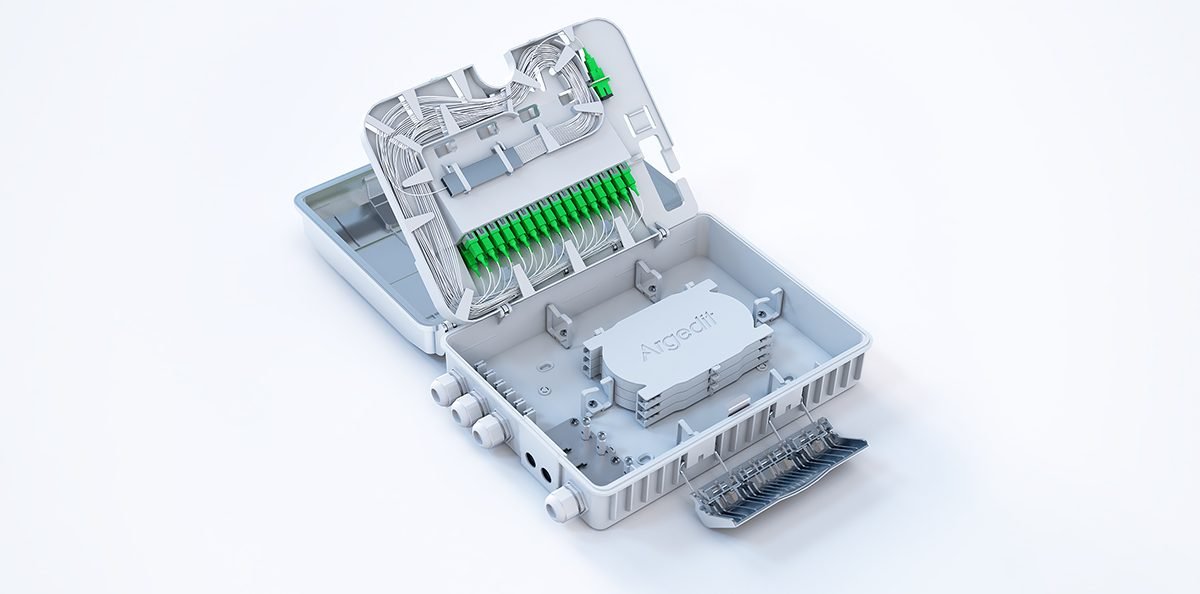 Argedit AP32 fiber distribution box (32 ports)